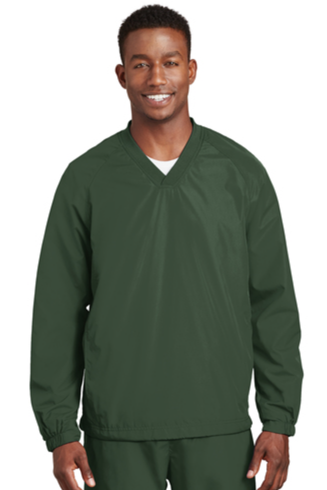 V-Neck Raglan Wind Shirt JST72 Sport-Tek Adult/Youth